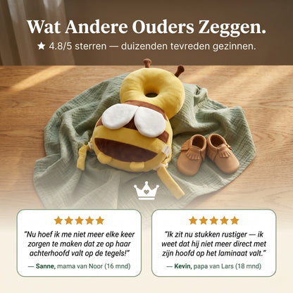 Veilig Leren Lopen — Kidsplein Veiligheidsrugzak | Hoofdbeschermer voor Baby & Peuter | 4-24 Maanden