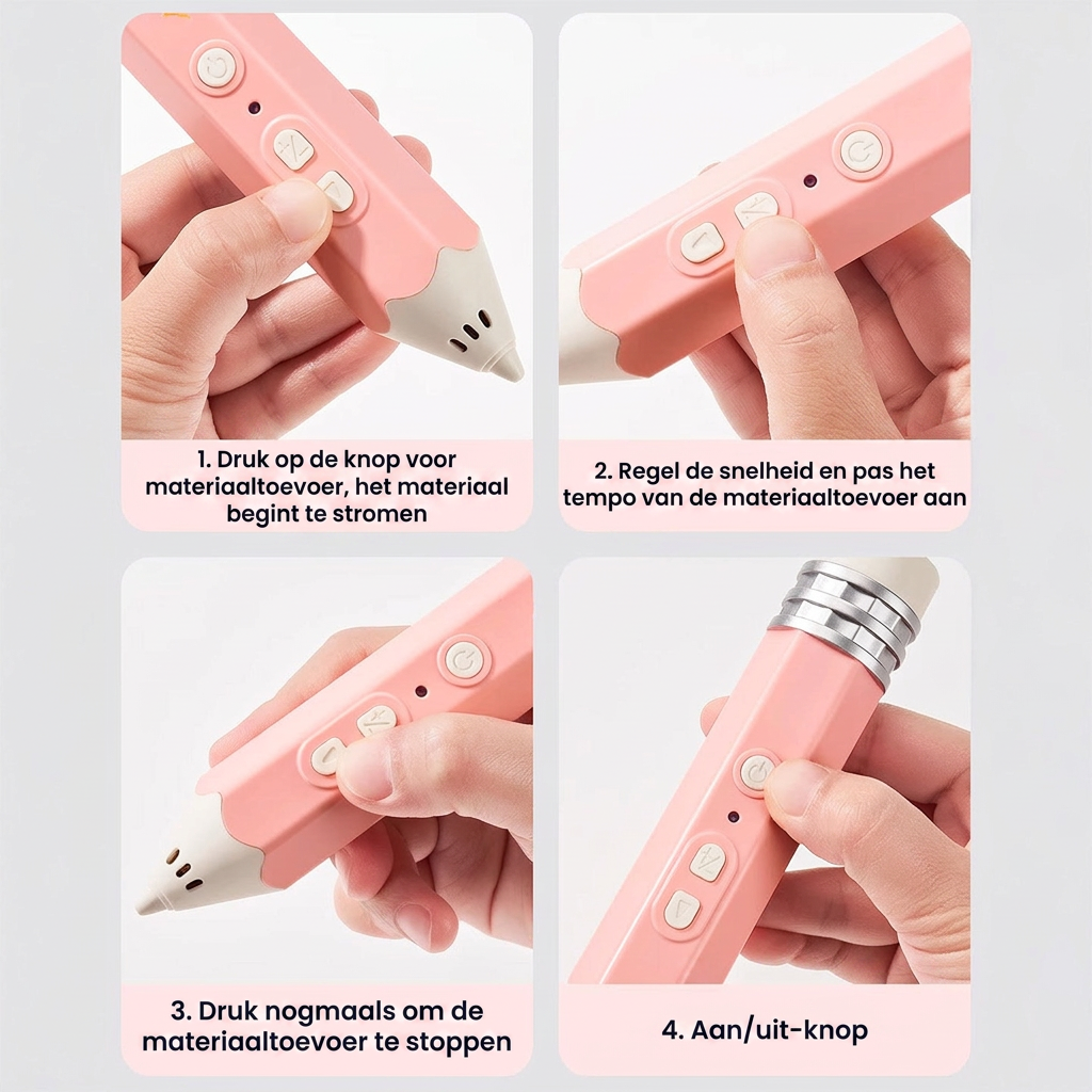Kidsplein™ Draadloze 3D-pen