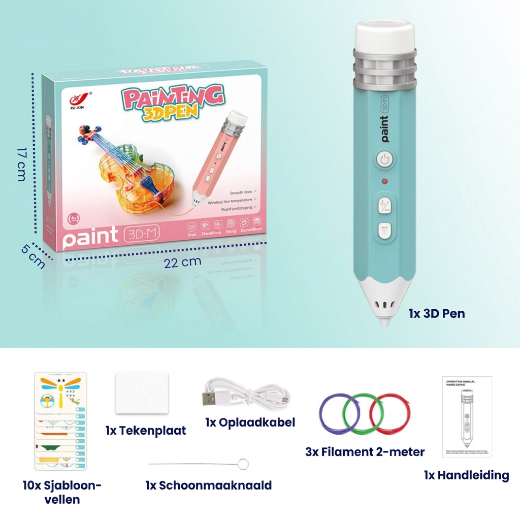 Kidsplein™ Draadloze 3D-pen