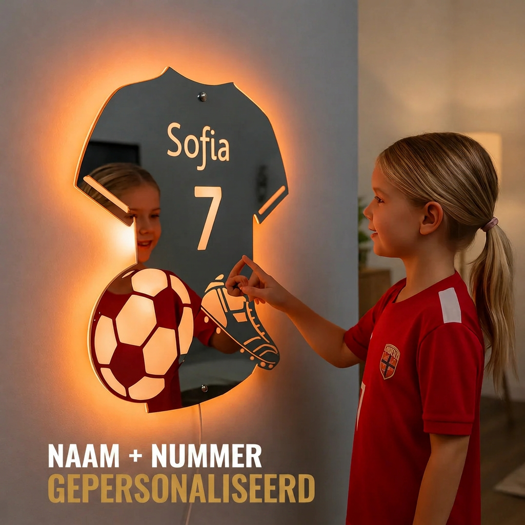 Kidsplein™ Voetbal Shirt Spiegel