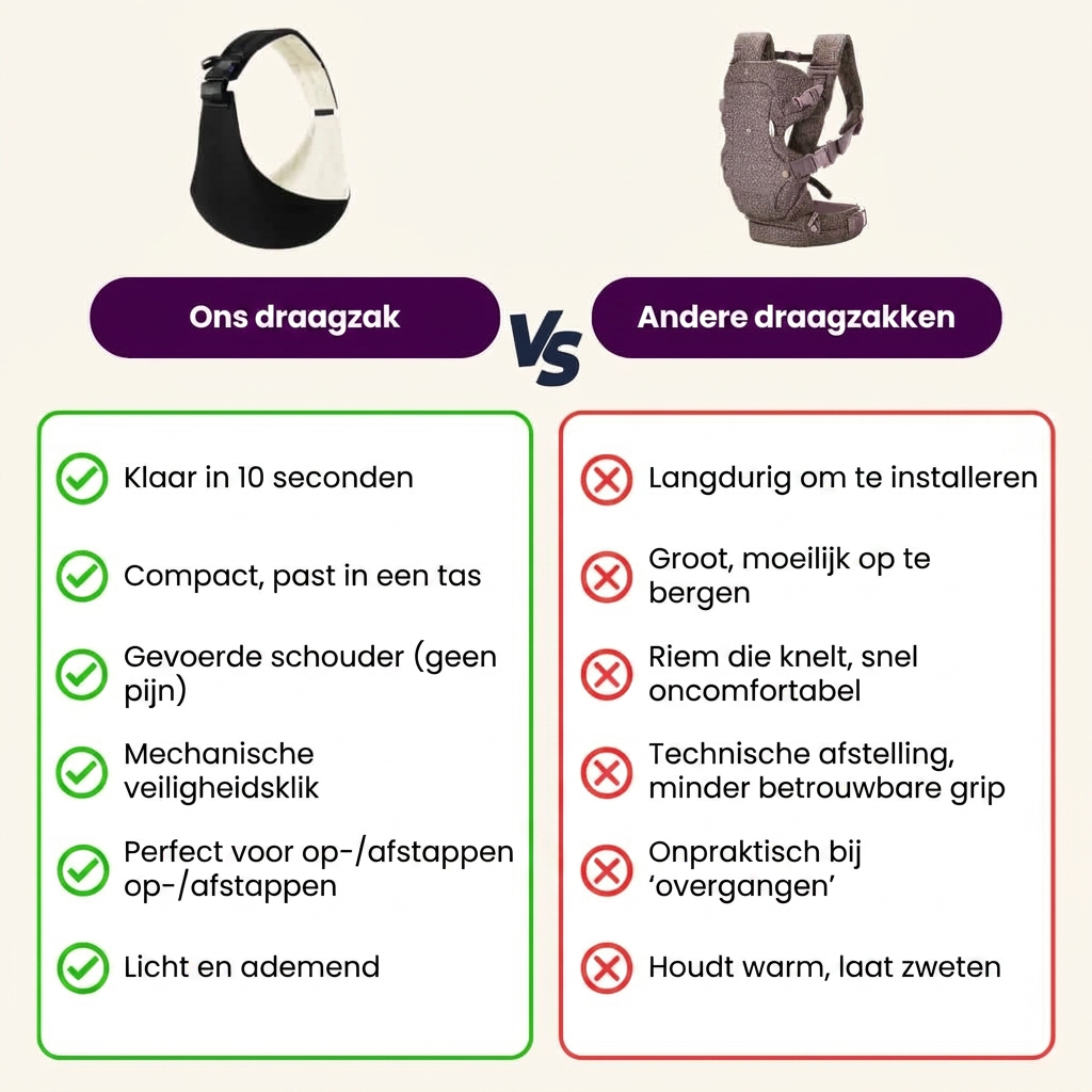 Kidsplein™ Draagzak met schouderriem