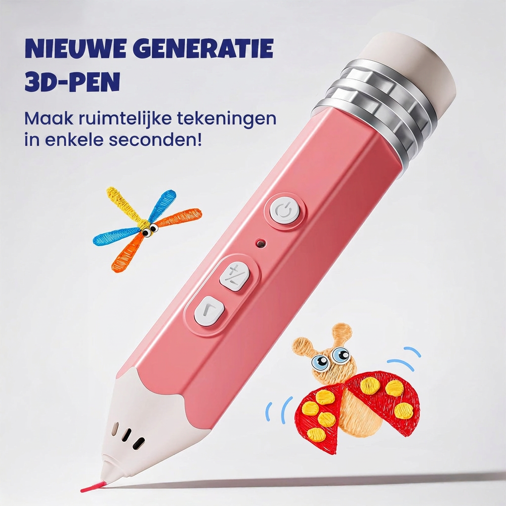 Kidsplein™ Draadloze 3D-pen