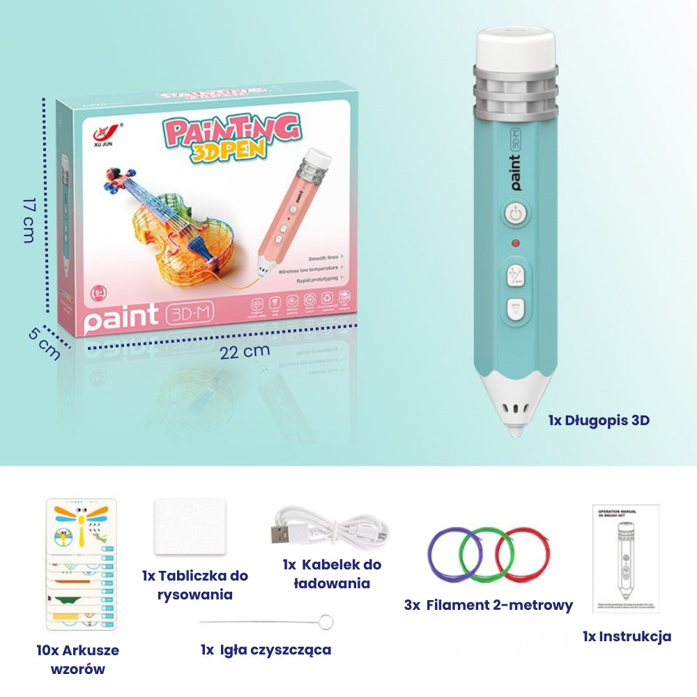 Kidsplein™ Draadloze 3D-pen